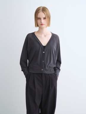 Soft see-through cardigan 詳細画像