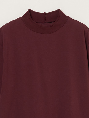 Men's sanded jersey pique mockneck 詳細画像