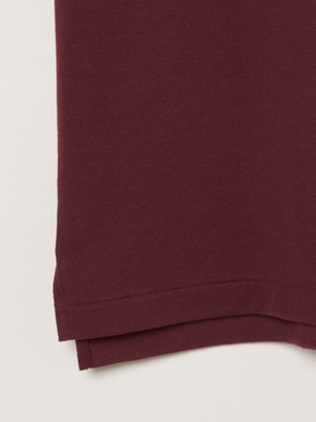 Men's sanded jersey pique mockneck 詳細画像