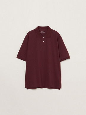 Men's sanded jersey pique polo 詳細画像