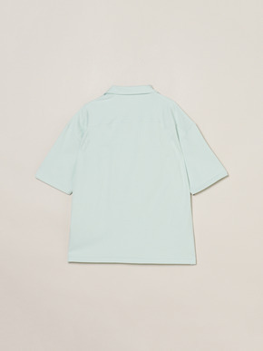 Men's double-knit supima s/s shirt 詳細画像