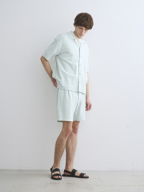 Men's double-knit supima s/s shirt 詳細画像