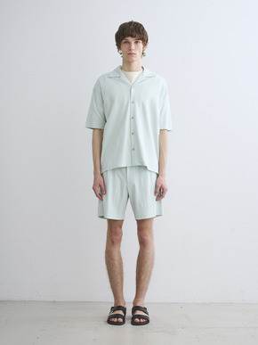 Men's double-knit supima s/s shirt 詳細画像
