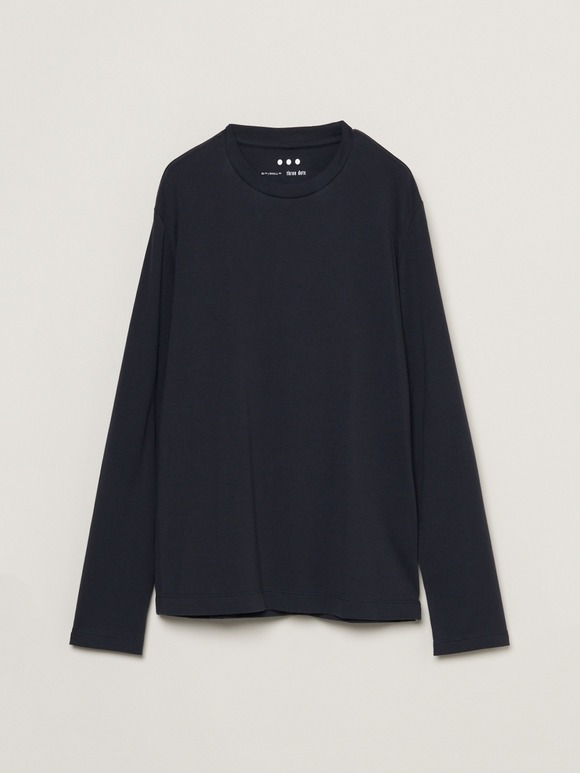 Men's brushed rib l/s crew neck