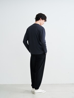 Men's brushed rib l/s cardigan 詳細画像