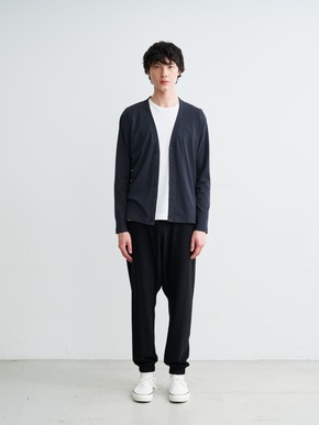 Men's brushed rib l/s cardigan 詳細画像