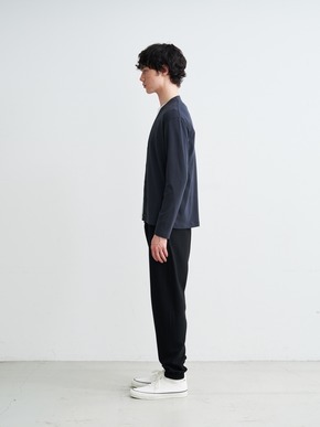 Men's brushed rib l/s cardigan 詳細画像