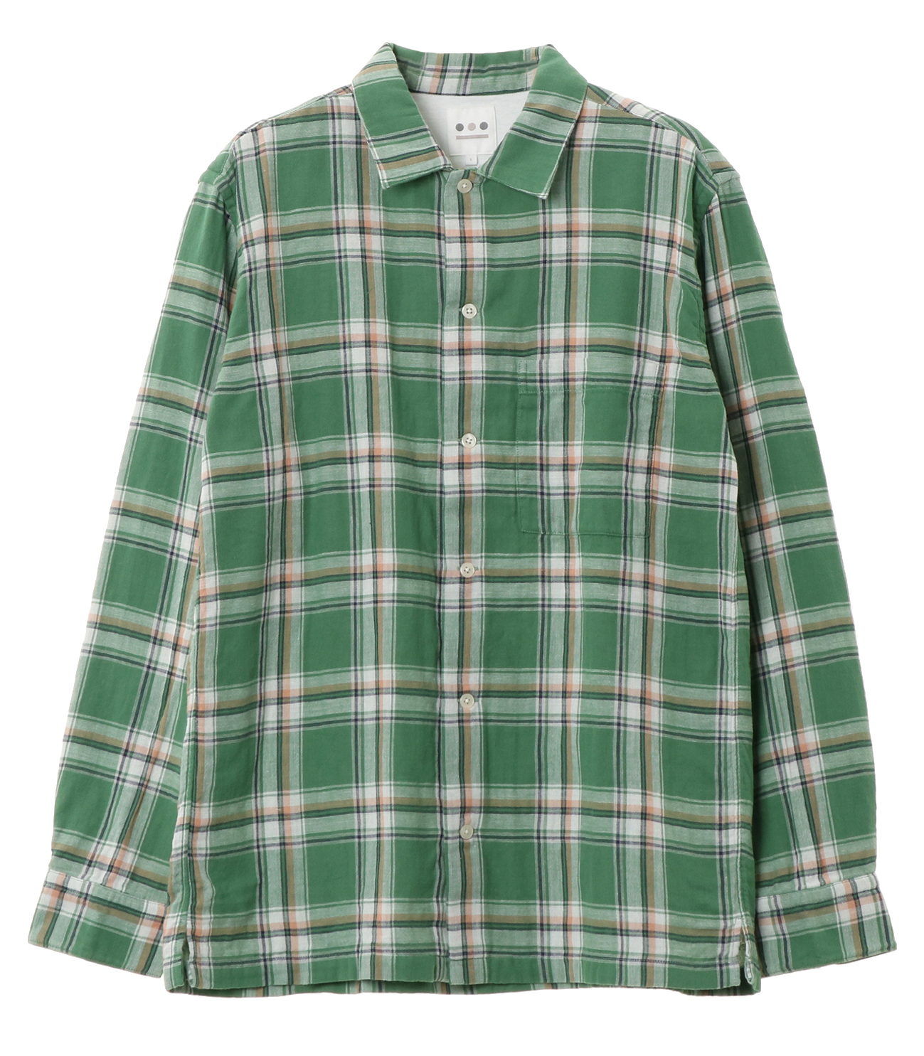 Men 039 S Double Cloth Check Shirts スリードッツ オフィシャルオンラインショップ