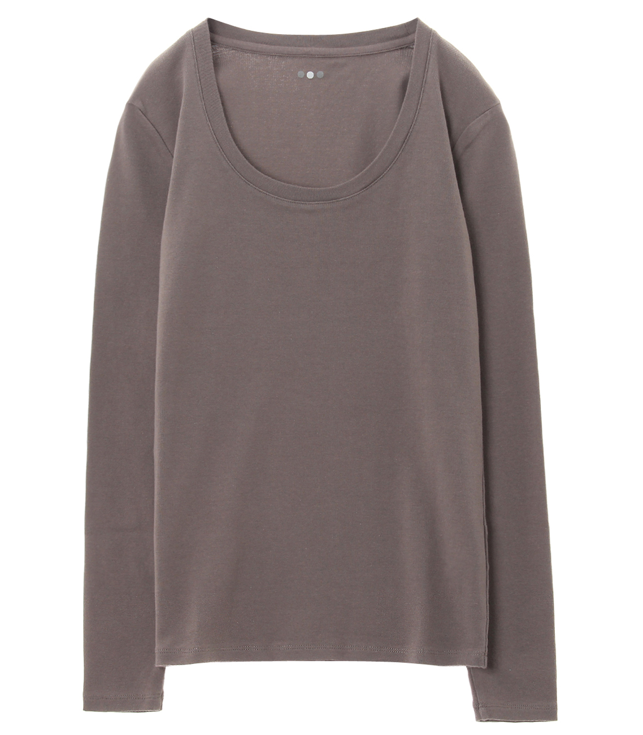 Cotton Knit L S U Neck スリードッツ オフィシャルオンラインショップ