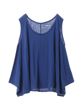 Jersey colette sleeveless hemtop 詳細画像