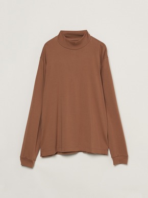 Men's brushed rib l/s mock neck 詳細画像