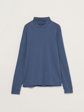 Men's brushed rib l/s mock neck 詳細画像