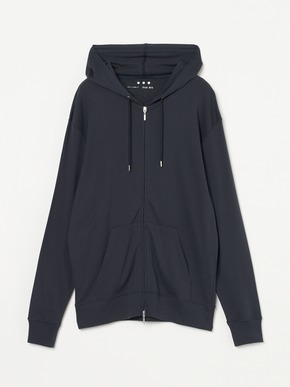 Men's brushed rib double hoody