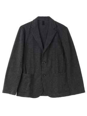 Men's Hound tooth wool cotton jacket 詳細画像