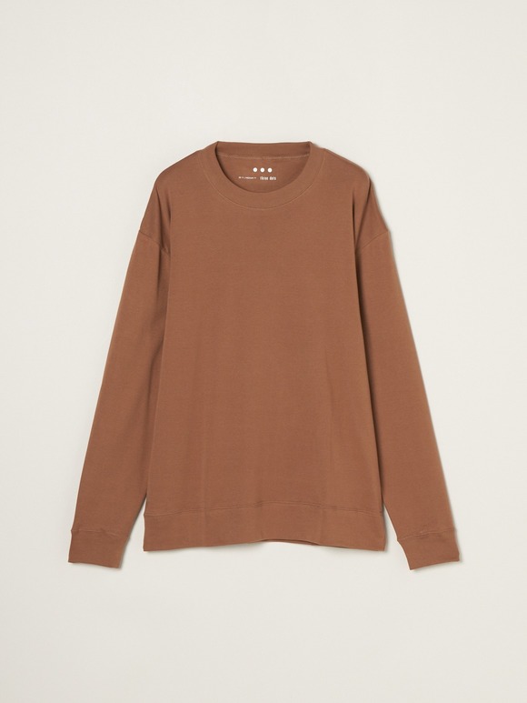 Men's brushed rib l/s sweat