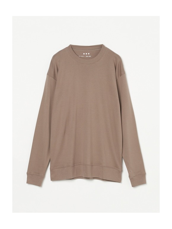 Men's brushed rib l/s sweat