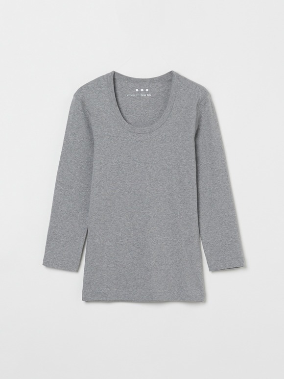 Organic cotton knit 3/4sleeve jessica