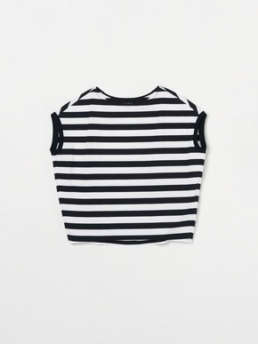 Big stripe french sleeve tee 詳細画像