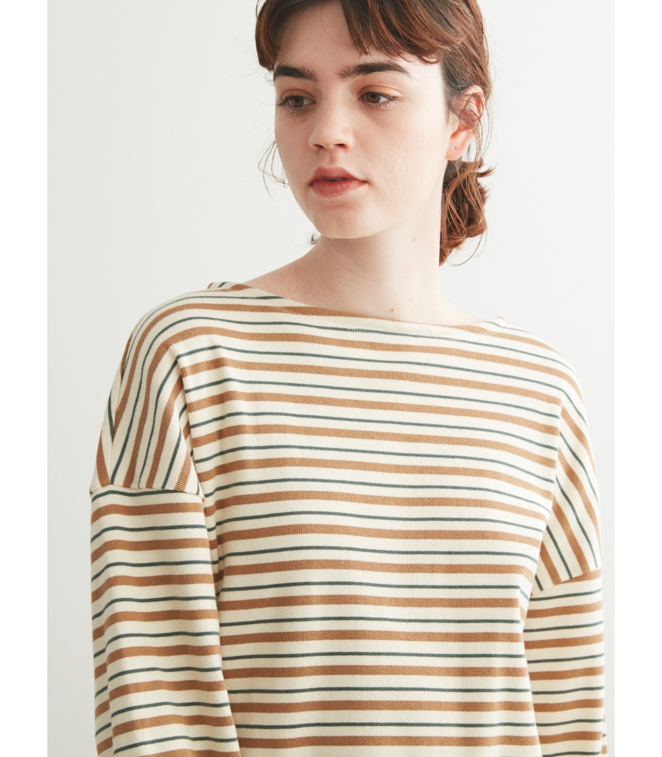 Heavy rib wide sleeve back race tee｜スリードッツ オフィシャル