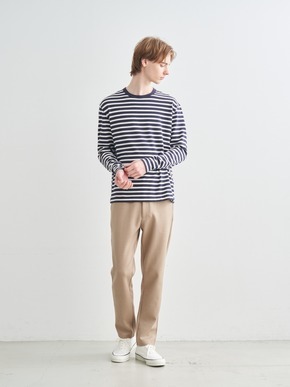 Men's border crewneck clolor block 詳細画像