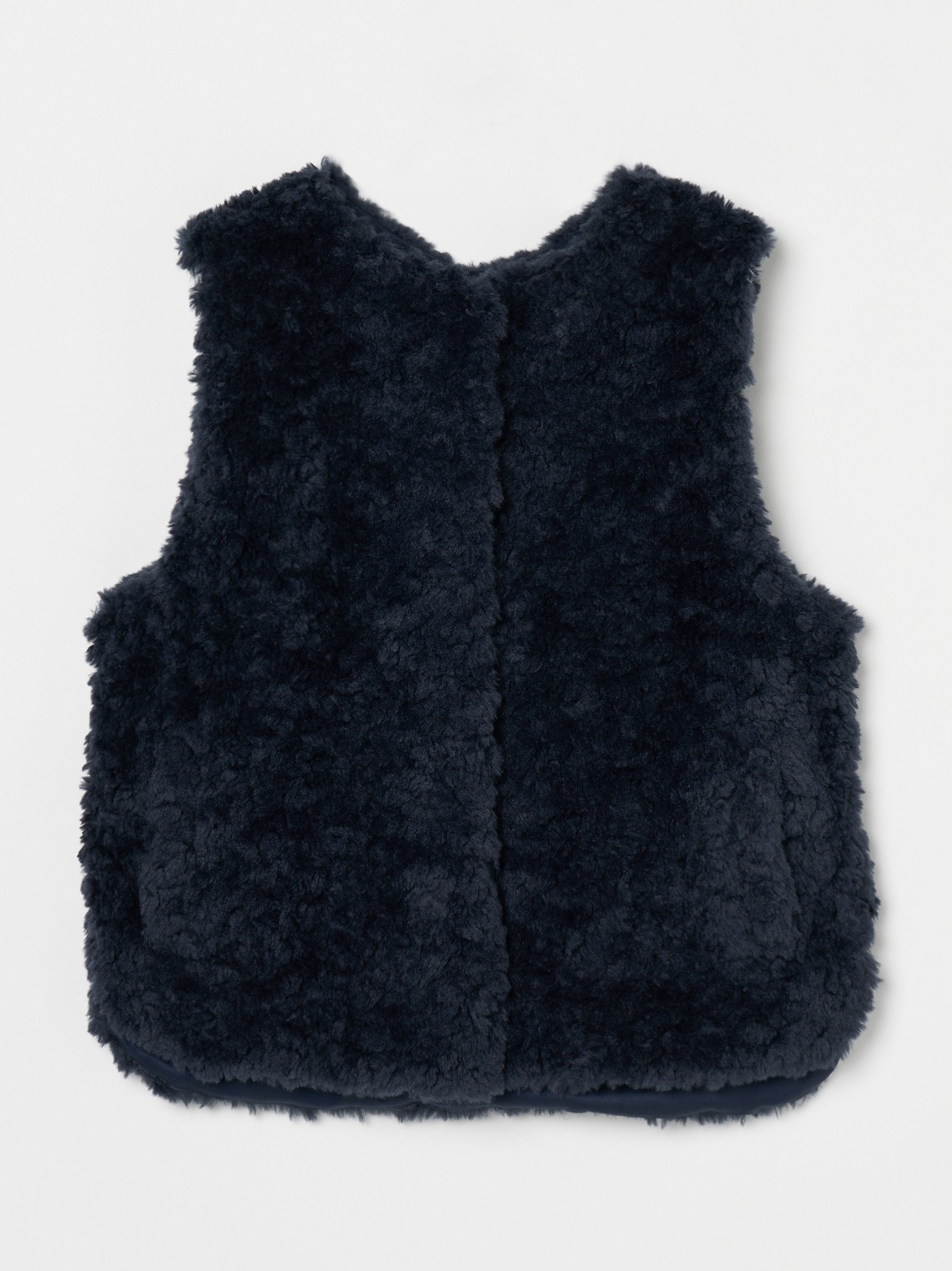 クーポン最新送料無料 THINK FUR Curly Eco Fur Vest ロングベスト