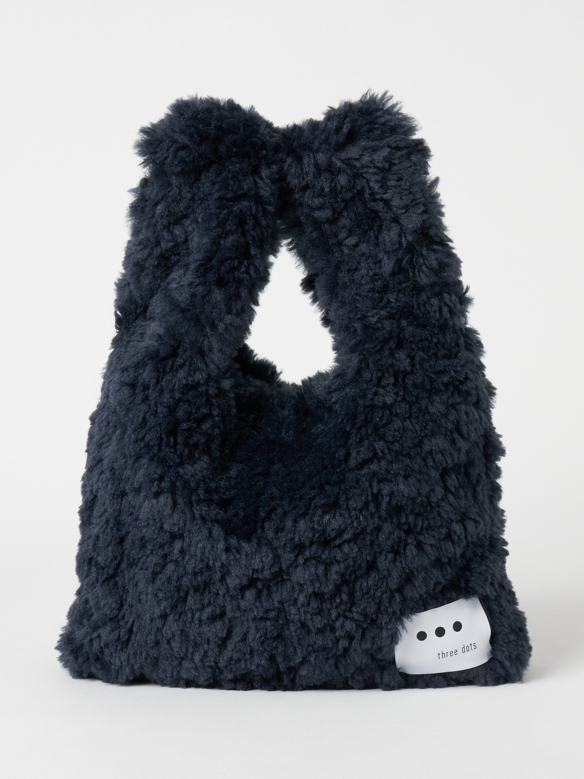 Upcycled eco fur market bag｜スリードッツ オフィシャルオンライン