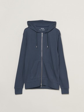 Men's souffle cotton zip hoody 詳細画像