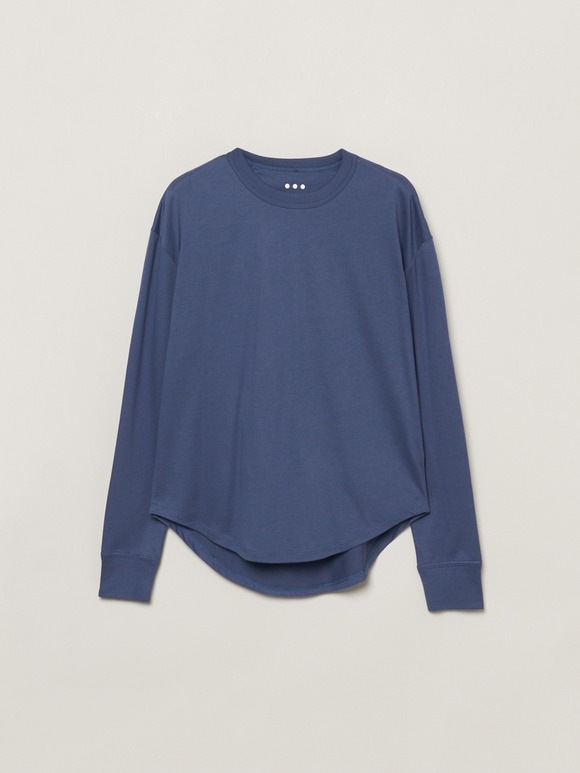 Sanded jersey long t-shirt