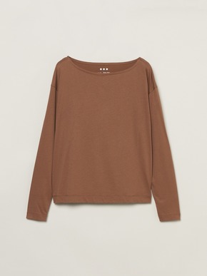 Sanded jersey l/s boatneck tee 詳細画像