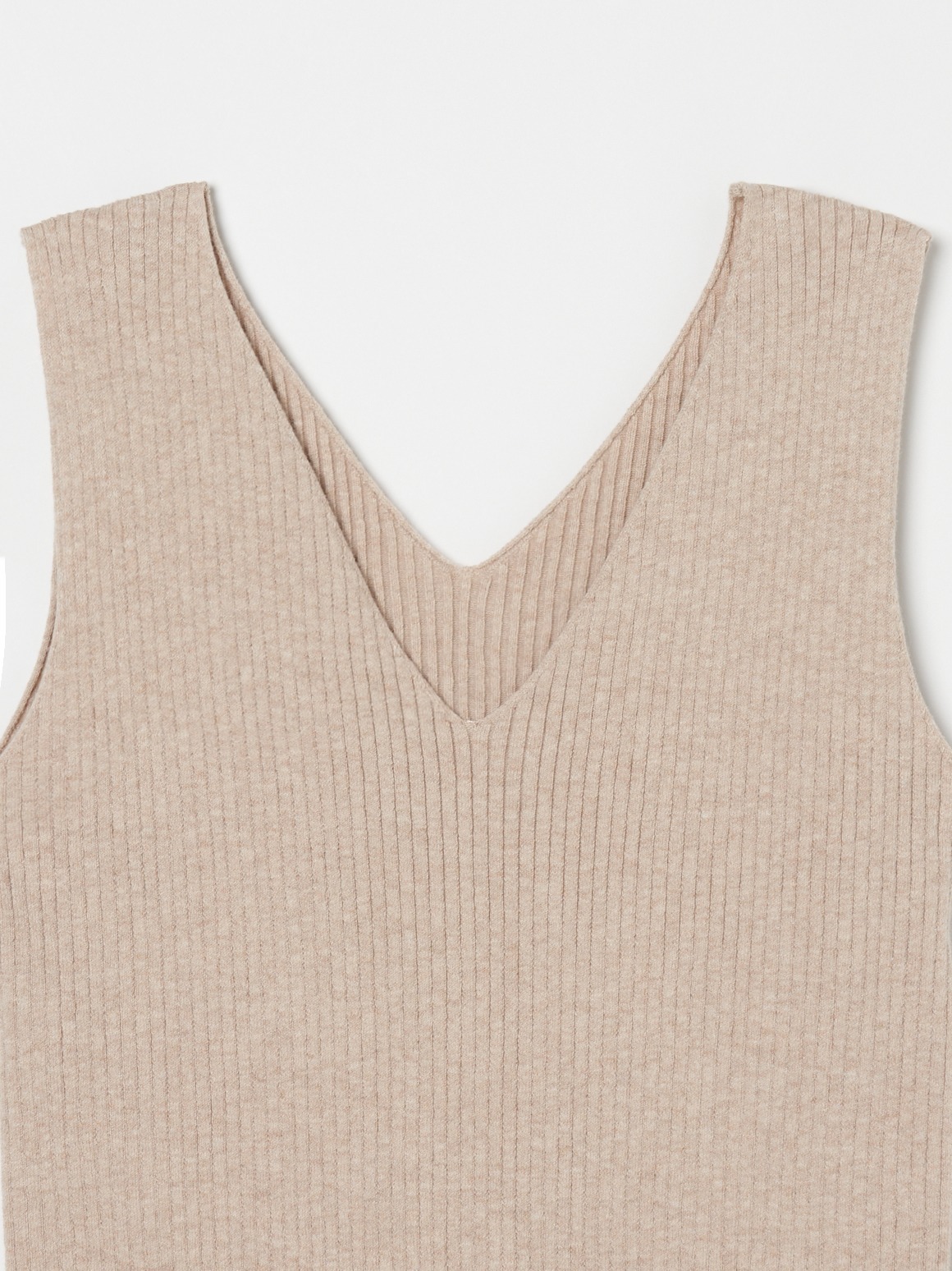 Cotton melange rib tank｜スリードッツ オフィシャルオンラインショップ