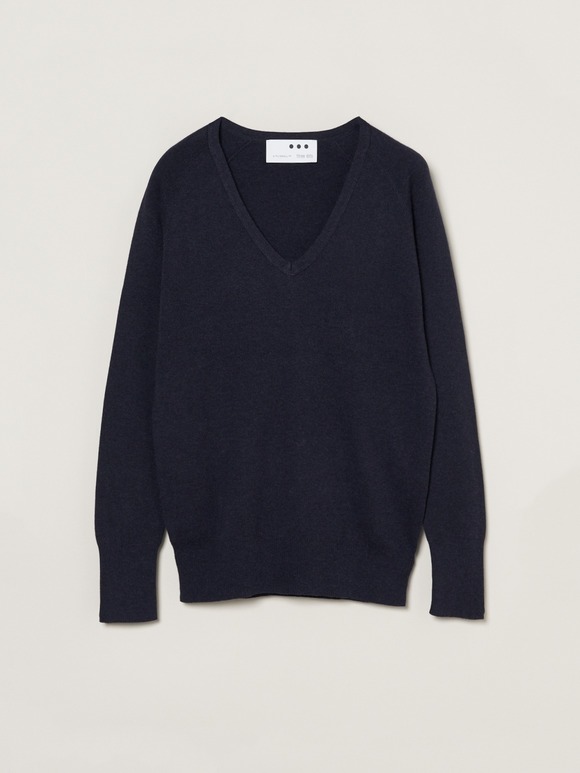 Cotton melange smooth pullover