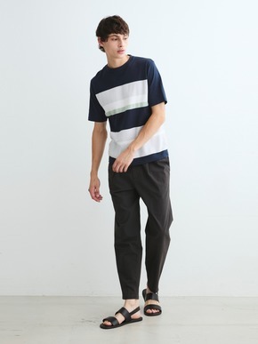 Men's random border s/s crewneck 詳細画像