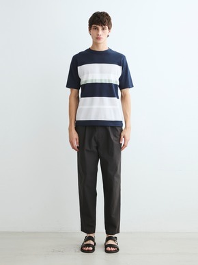 Men's random border s/s crewneck 詳細画像