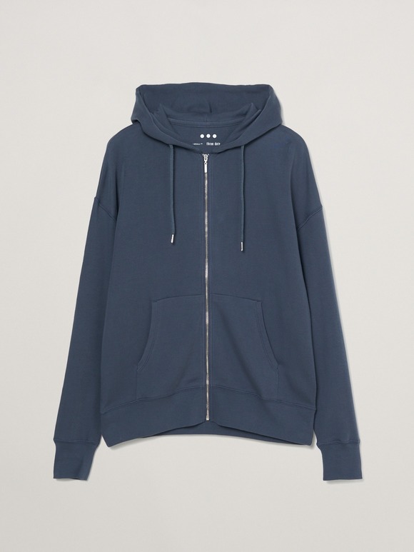 Souffle cotton zipup hoody