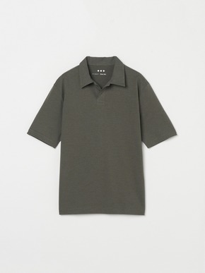 Men's powdery cotton skipper polo 詳細画像