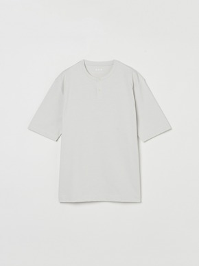 Men's powdery cotton s/s henley 詳細画像