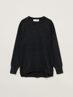 Lurex sweater loose pullover 詳細画像