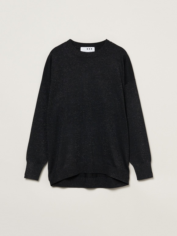 Lurex sweater loose pullover