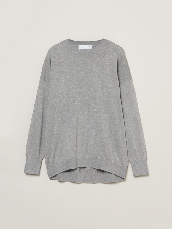 Lurex sweater loose pullover