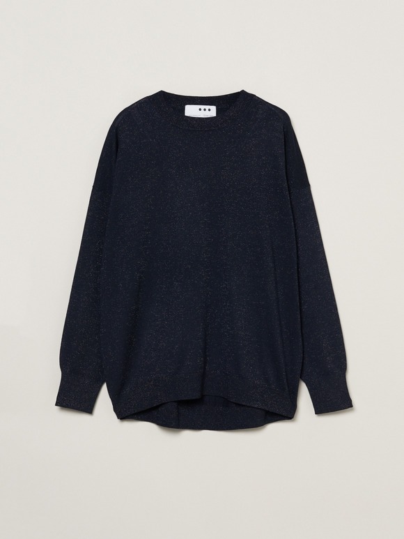 Lurex sweater loose pullover