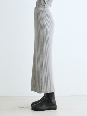 Lurex sweater rib skirt 詳細画像