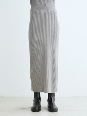 Lurex sweater rib skirt 詳細画像