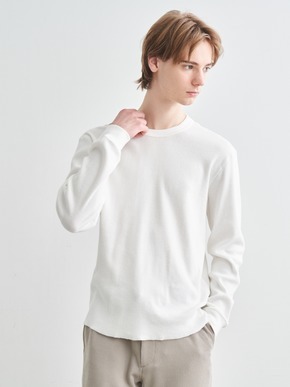 Men's supima bare waffle sweat 詳細画像