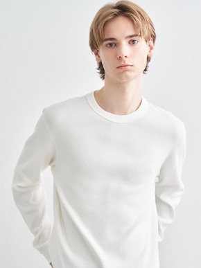 Men's supima bare waffle sweat 詳細画像