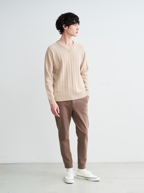 Men's crazy border l/s v neck 詳細画像