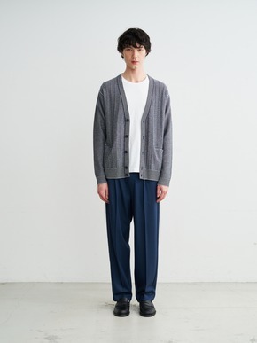 Men's crazy border vneckcardigan 詳細画像