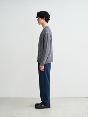 Men's crazy border vneckcardigan 詳細画像