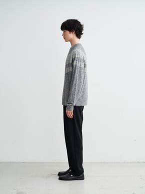 Men's centripetal knitting pullover 詳細画像