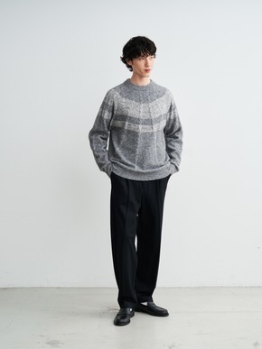 Men's centripetal knitting pullover 詳細画像