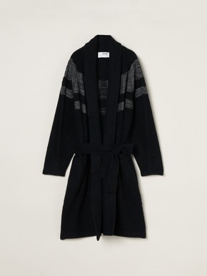 Men's centripetal knitting robe 詳細画像